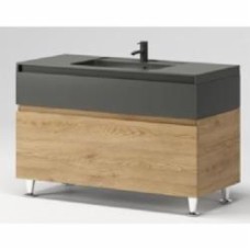 Тумба на ножках Aquarius Torino 80 Graphite под умывальник Lux
