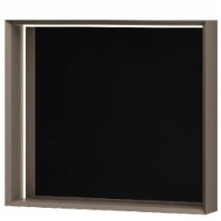 Зеркало со встроенной подсветкой Aquarius LORETTO 100x70 см fume mat