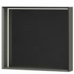 Зеркало со встроенной подсветкой Aquarius LORETTO 100x70 см graphite