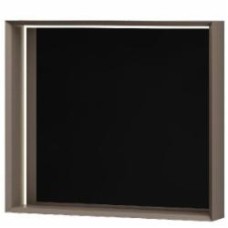 Зеркало со встроенной подсветкой Aquarius LORETTO 80x70 см fume mat