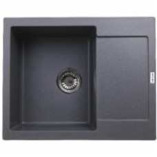 Мойка для кухни ScandiSPA Compact 615 серая с сифоном