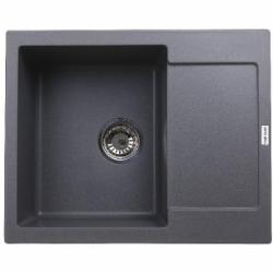 Мойка для кухни ScandiSPA Compact 615 серая с сифоном