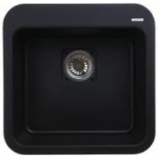 Мойка для кухни ScandiSPA Cube 500 черная с сифоном