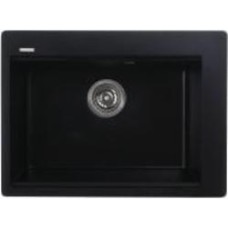 Мойка ScandiSPA из кварцевого песка Delta black GMD620b