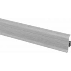 Плинтус Cezar Easy Dardan М-201 серебро 20x60x2500 мм