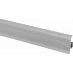 Плинтус Cezar Easy Dardan М-201 серебро 20x60x2500 мм