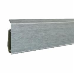 Плинтус King Floor 70 Inox алюминий 20,8x70x2500 мм