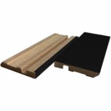 Плинтус МДФ DePro черный 12x80x2400 мм