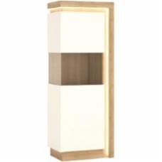 Витрина Meble Wojcik 1D LYON LYOV01 L дуб ривьера