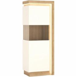 Витрина Meble Wojcik 1D LYON LYOV01 L дуб ривьера