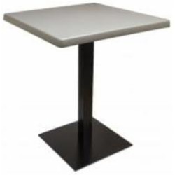Стол обеденный Topalit 800/800 мм Brushed Silver 0107