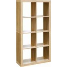 Стеллаж для книг Inteo Кубус МИКС 2х4 792x792x1500 дуб сонома