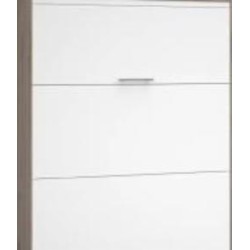 Кровать-шкаф Helfer 140x200 см нимфея альба/дуб сонома