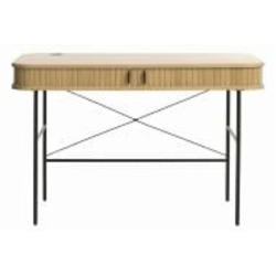 Стол письменный Unique Furniture NOLA 750х1200х600 мм черный/дуб натуральный (NOLA DESK 60x120 CM )