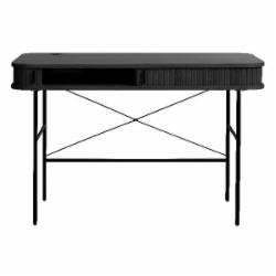 Стол письменный Unique Furniture NOLA 750х1200х600 мм черный/дуб черный (NOLA DESK 60x120 CM )