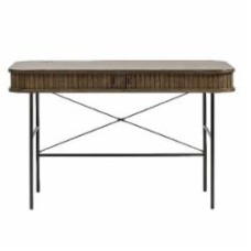 Стол письменный Unique Furniture NOLA 750х1200х600 мм черный/дуб копченый (NOLA DESK 60x120 CM )