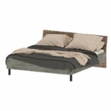 Кровать SOKME Бари 160x200 см вудкон/дуб гранж