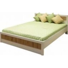 Кровать Kartissa 1,6 Риєка NEW КР-16 деп/б (без ламелей) 160x200 см белый/дуб эвок прибрежный