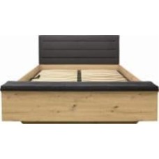 Кровать BRW Ostia 160x200 см дуб артизан/дуб черный (S467-LOZ/160/B-DASN/T1706C99G00)
