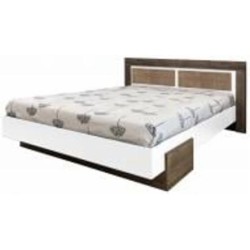 Кровать Kartissa Тясмин ТМ-КР-1600 М б 160x200 см белый/дуб гранж