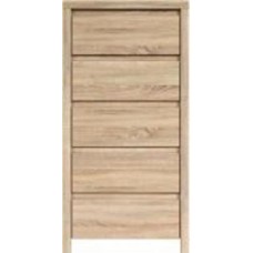 Комод BRW Kaspian 5ш 1125x560x405 мм /дуб сонома (S128-KOM5S-DSO/DSO )