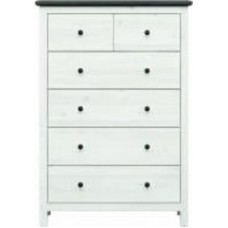 Комод BRW Hesen 6ш 1010x1450x440 мм лиственница сибиу светлая/сосна ларико (S515-KOM6S/15/10-MSJ/SOL )