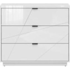 Комод BRW Forn 3ш 1060x930x425 мм /белый глянец (S471-KOM3S-BIP )