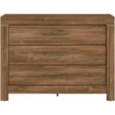 Комод BRW Gent 3ш 1150x850x450 мм /дуб стирлинг (S228-KOM3S/9/12-DAST )