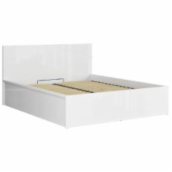 Кровать с подъемным механизмом BRW Tetrix 160x200 см белый глянец (S442-LOZ/160/B-BIP)
