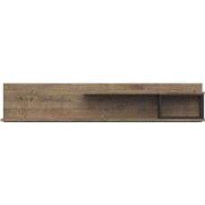 Полка BRW Luton 1600x1600x320 дуб риббек/графит (S473-POL/16-GF/DRB)