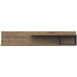Полка BRW Luton 1600x1600x320 дуб риббек/графит (S473-POL/16-GF/DRB)