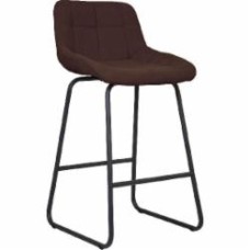 Стул барный Nowy Styl NICOLE HOKER CFS LB BLACK (BOX-2) SQR (CH) SORO-28 коричневый