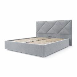 Кровать с подъемным механизмом SOFYNO Кристалл 160x200 см темно-серый