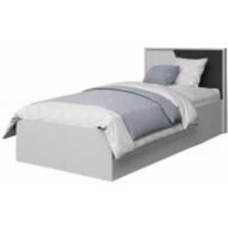 Кровать Вісент Старк (под ламельый каркас с ножками) 90x200 см белая структура дерева Кровать Вісент Старк (под ламельый каркас с ножками) 90x200 см белая структура дерева