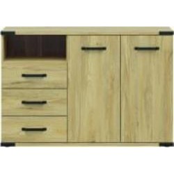 Комод BRW Lara 2д3ш 1300x880x400 мм /ясень белорусский (S463-KOM2D3S-JBE )