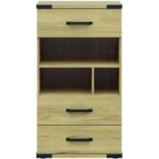 Комод BRW Lara 3ш 600x1090x400 мм /ясень белорусский (S463-KOM3S-JBE )