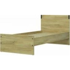 Кровать BRW Lara без ламелей 90x200 см ясень белорусский (S463-LOZ/90-JBE)