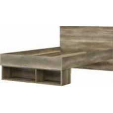 Кровать BRW Malcolm без ламелей 120x200 см дуб каньон монумент (S325-LOZ/120-DAMO/SZW)