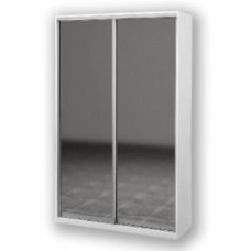 Шкаф-купе 2.42.242.45-2 ROKO 1200x450x2420 мм белый двери / зеркало