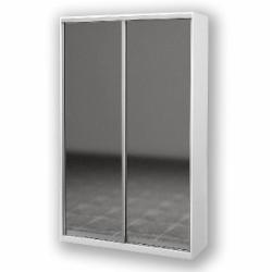Шкаф-купе 2.42.242.45-2 ROKO 1200x450x2420 мм белый двери / зеркало