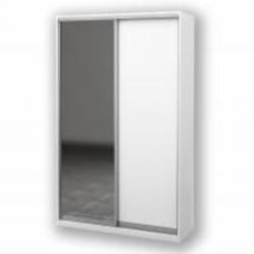 Шкаф-купе 2.42.242.45-2 ROKO 1400x450x2420 мм белый двери / ДСП/зеркало