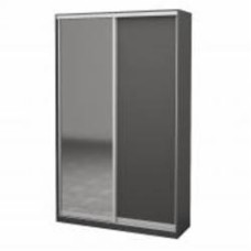 Шкаф-купе 2.42.242.60-2 ROKO 1400x600x2420 мм серый двери / ДСП/зеркало