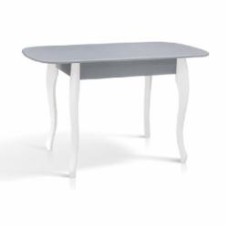 Стол обеденный Кантри серый/белый