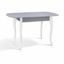 Стол обеденный Кантри серый/белый