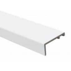 Наличник пластик (ПВХ) прямоугольная ОМиС 8х80х2200 мм белый silk matt