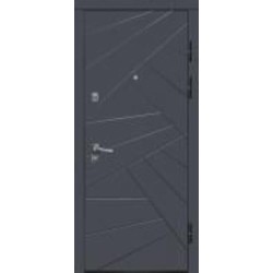 Дверь входная TM Riccardi Urban 1-A BG графит матовый / дуб ash line 2050х860 мм правая