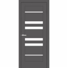 Дверное полотно ОМиС Rino 06 ПО 800 мм графит silk matt