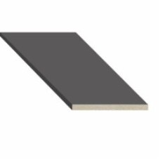 Комплект доборных планок ОМиС Cortex 2,5 шт. 100х8х2024мм графит silk matt
