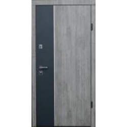Дверь входная противопожарная Berez Smart Party BZ 85 R дуб вулканический / RAL 7016 2040x850 мм правая