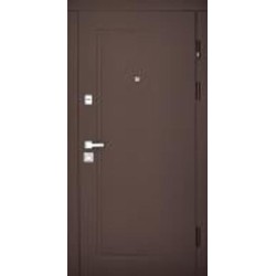 Дверь входная Abwehr КС (503+503) 096R(СФКрД)+(ДНлат) коричневый 2050x960 мм правая